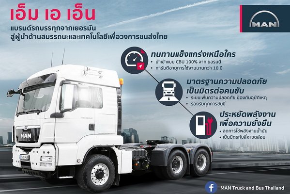 MAN Truck German Leader Performance and Technology for the Transport Industry of Thailand