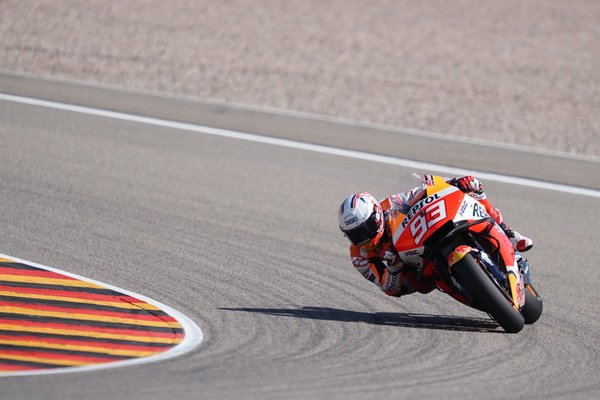 Marquez Take the Lead First Rehearsal Germany GP