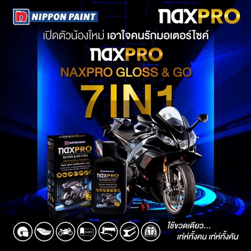 Nippon Paint Launch NAXPRO GLOSS & GO 7in1 Penetrating Two Wheel Lovers