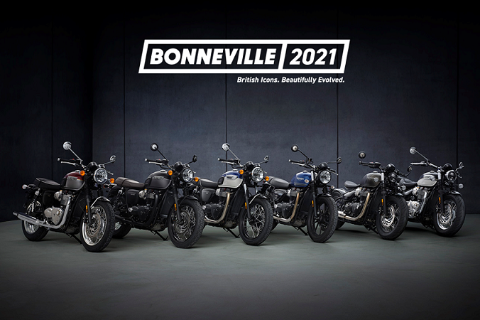Triumph Bonneville Line Up 2021