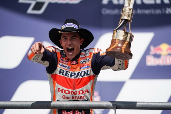 Marquez A Single Twist Ends Up Winning Austin Good Form Collect Points MOTO 2