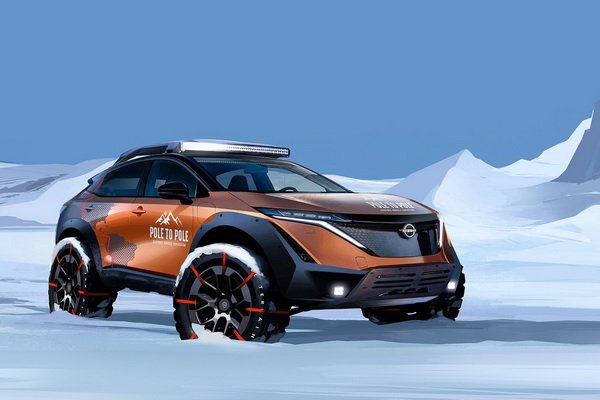 All Electric Nissan Ariya to Embark on World First Expedition from North Pole to South Pole