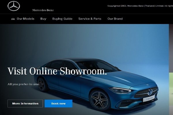 Mercedes Benz Full Penetration of e-Commerce Easy to Reserve Car in Just Few Clicks Through Online Showroom