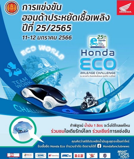 25th Honda Eco Mileage Challenge 1 Liter of Oil How Far Can You Run