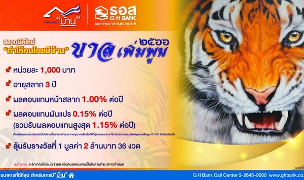 Open Sale of Savings Lottery Khal add Poon Year 2023