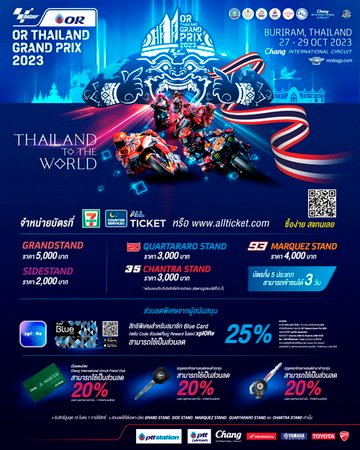 ลุ้นทุบสถิติ!! เปิดราคาบัตร MotoGP 2023 สนามประเทศไทย วอร์มนิ้วรอไว้ ...