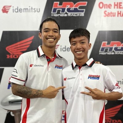 Honda Announcement of Motorcycle Racer Names Idemitsu Honda Team Asia Season 2024