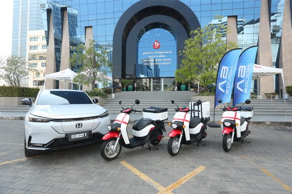 Honda Group in Thailand 100% Electric Vehicles for Charity Including Honda e N1 and Honda BENLY e