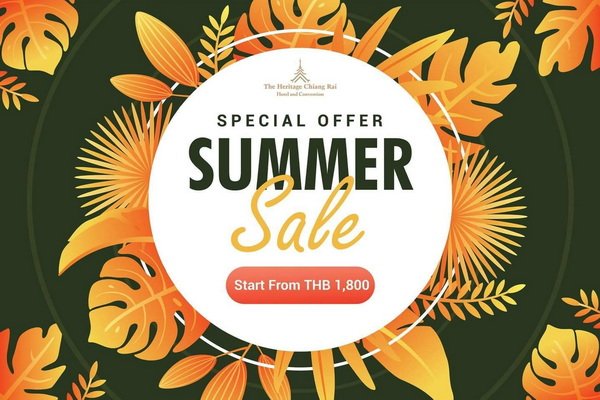 The Heritage Chiang Rai Summer Exclusive Sale Promotion