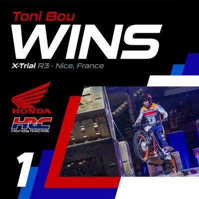 Tony Bo Winer FIM X-Trial World Championship 2024 Champion 3 Consecutive Round