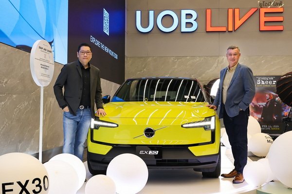 Volvo Car Thailand as a Founding Partner of UOB LIVE