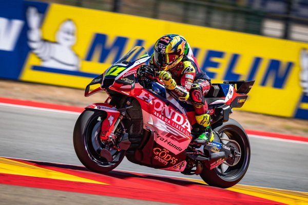 Honda HRC Castrol Points Parade at MotoGP Round 13 Fiery Moreira Blazes Into Aragon Top 9